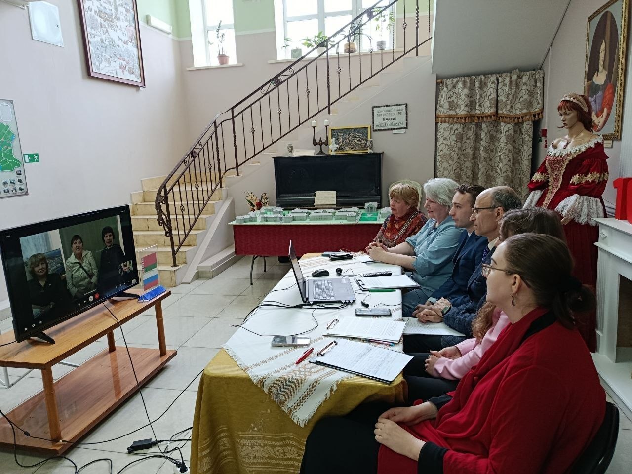 Телемост между Жодино (Беларусь) и Тындой (Россия) состоялся в краеведческом музее