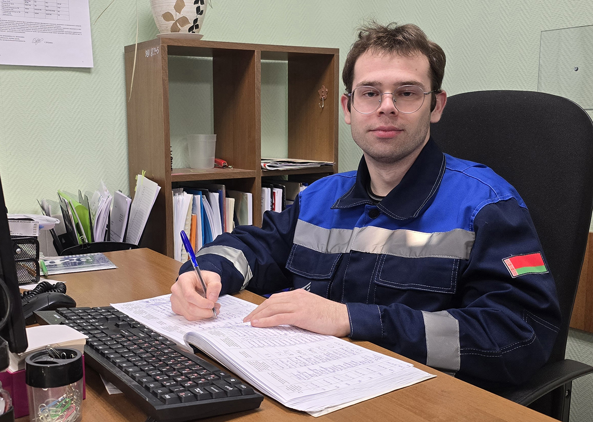 «Люди – это главная ценность ТЭЦ». Молодой специалист Станислав Ульянский рассказал о своей работе на Жодинской ТЭЦ